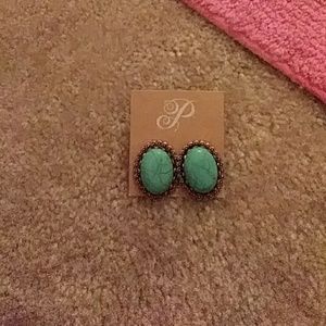 Plunder turquoise earrings